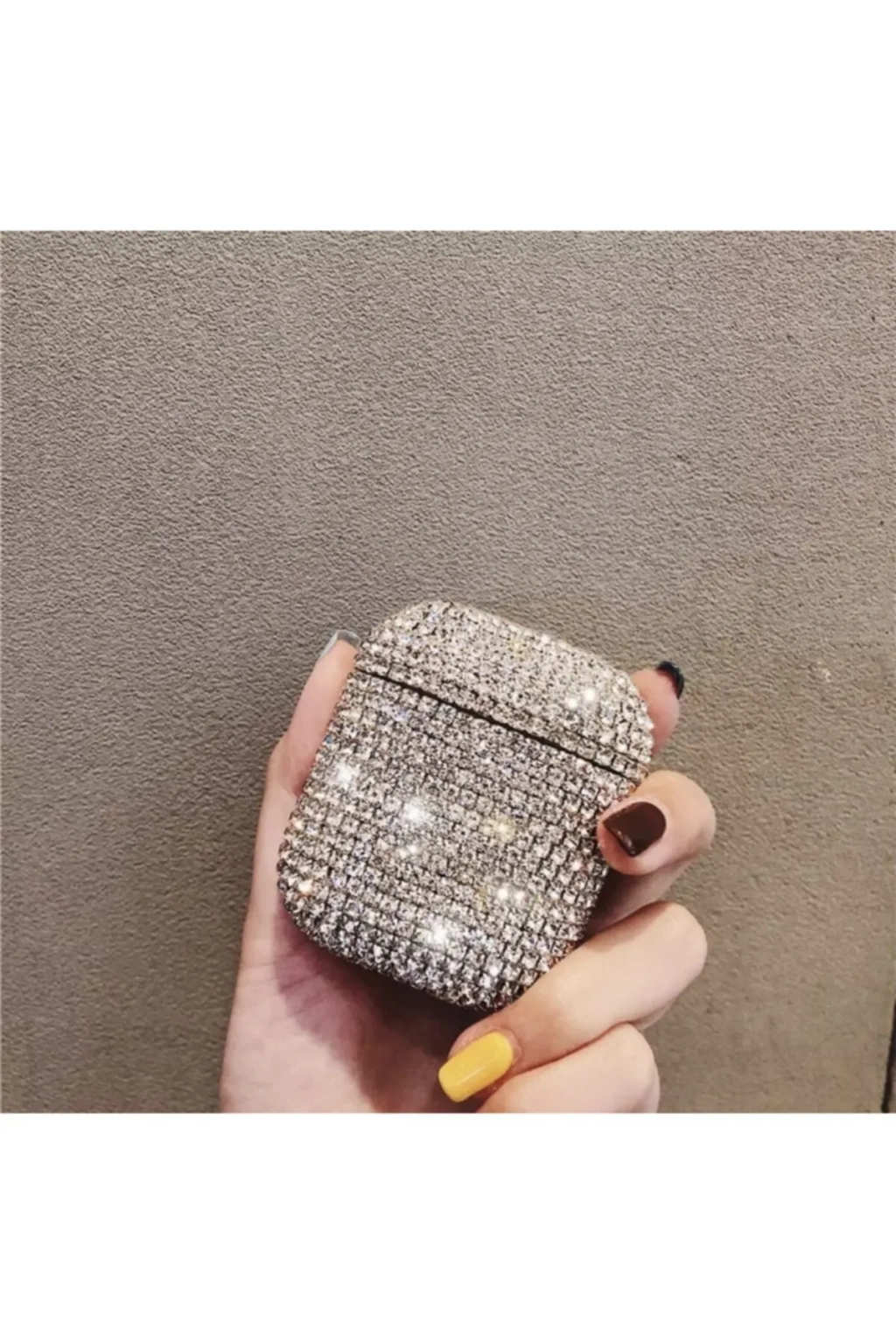 Diamond Taşlı Airpods 1. Ve 2. Nesil Uyumlu Silikon Kılıf - Görsel 5